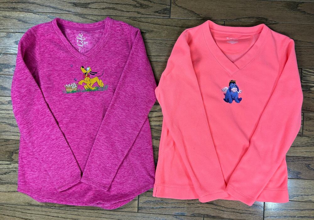 Disney Fleece Pullover Bundle Small Pluto Eeyore